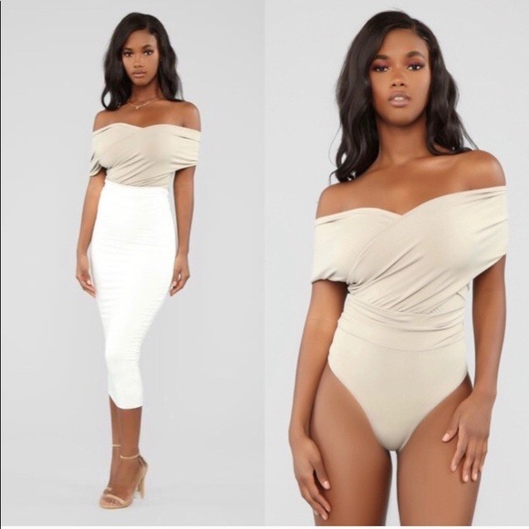 Fashion Nova Tops - Fashion Nova ex sir bodysuit NWT